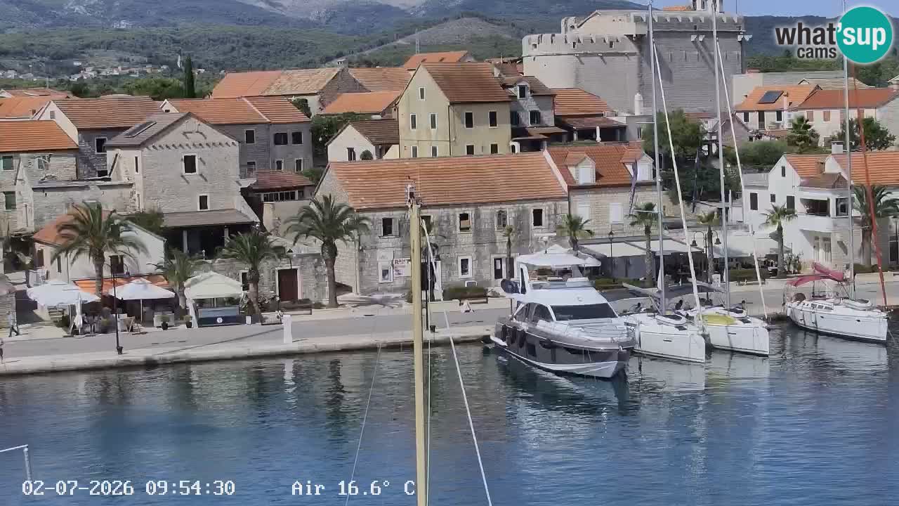 Livecam Vrboska marina | Hvar island | Dalmatia