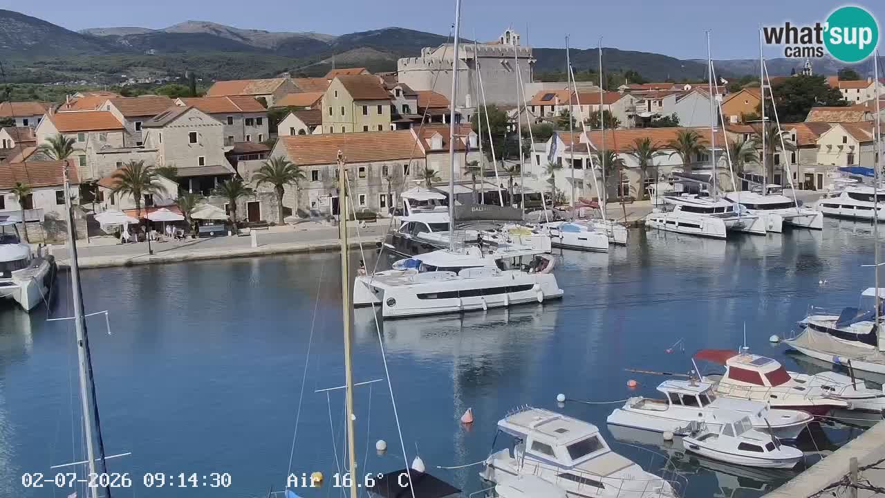 Livecam Vrboska marina | Hvar island | Dalmatia