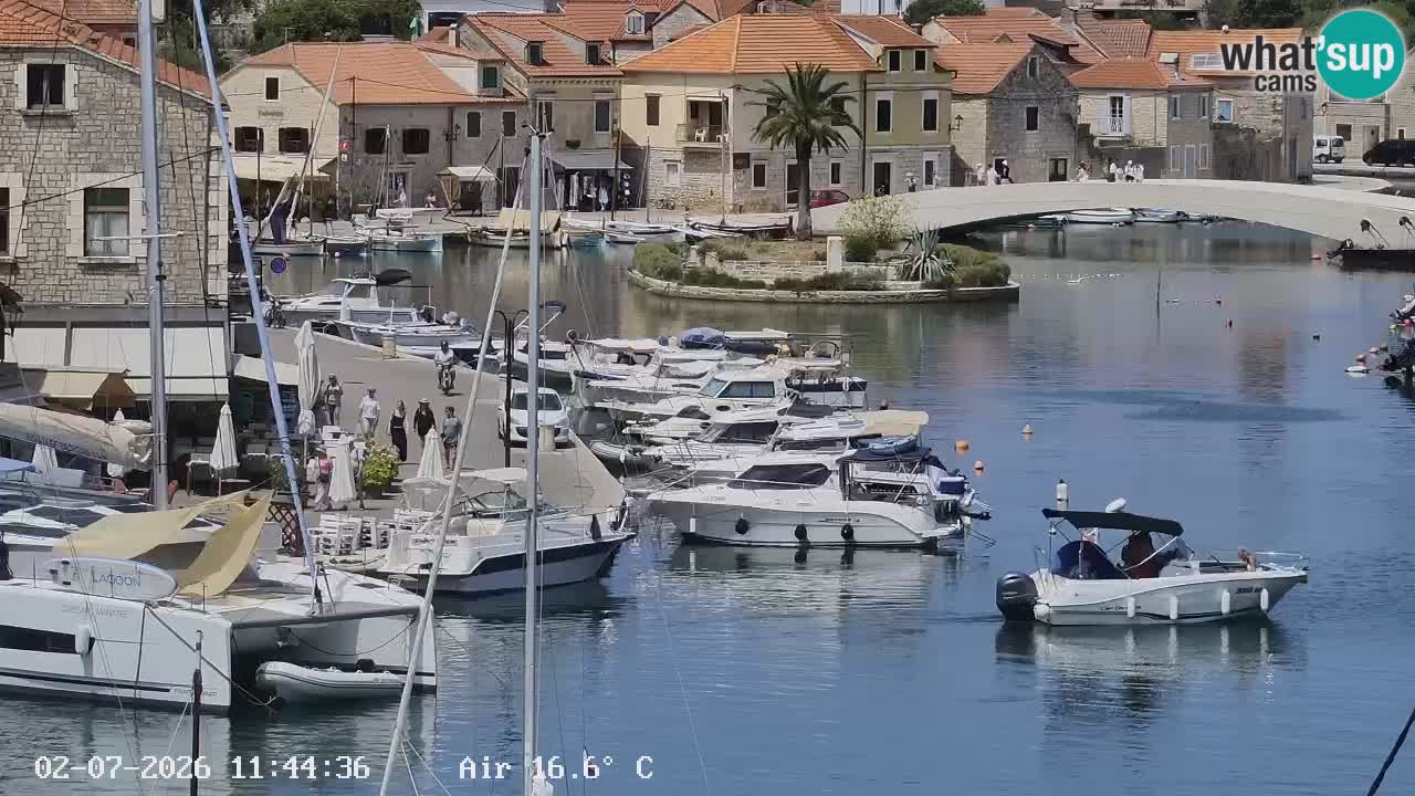 Livecam Hvar Vrboska marina | Île de Hvar | Dalmatia
