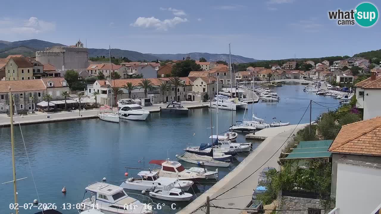 Livecam Vrboska marina | Hvar island | Dalmatia