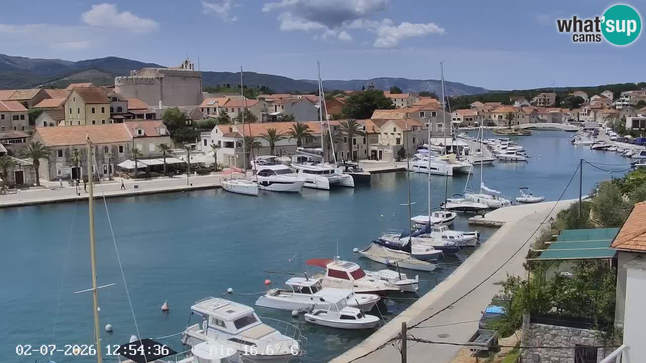 Livecam Hvar Vrboska marina | Île de Hvar | Dalmatia