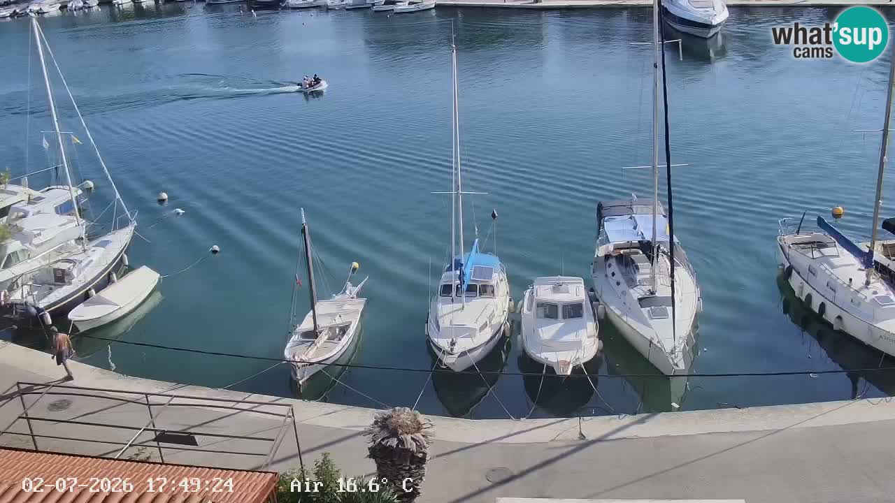 Webcam Vrboska marina | Hvar Insel | Dalmatien