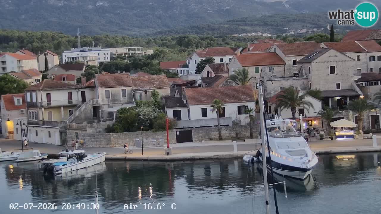 Webcam Vrboska marina | Hvar Insel | Dalmatien