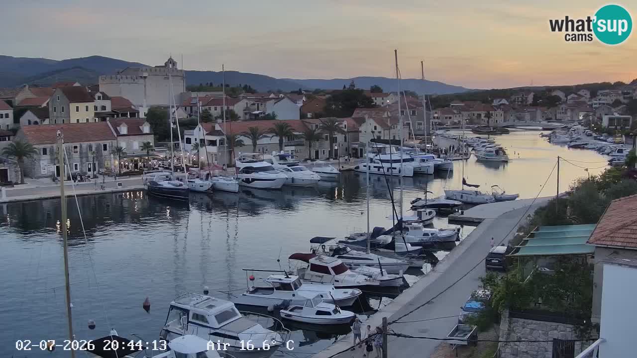 Webcam Vrboska marina | Hvar Insel | Dalmatien