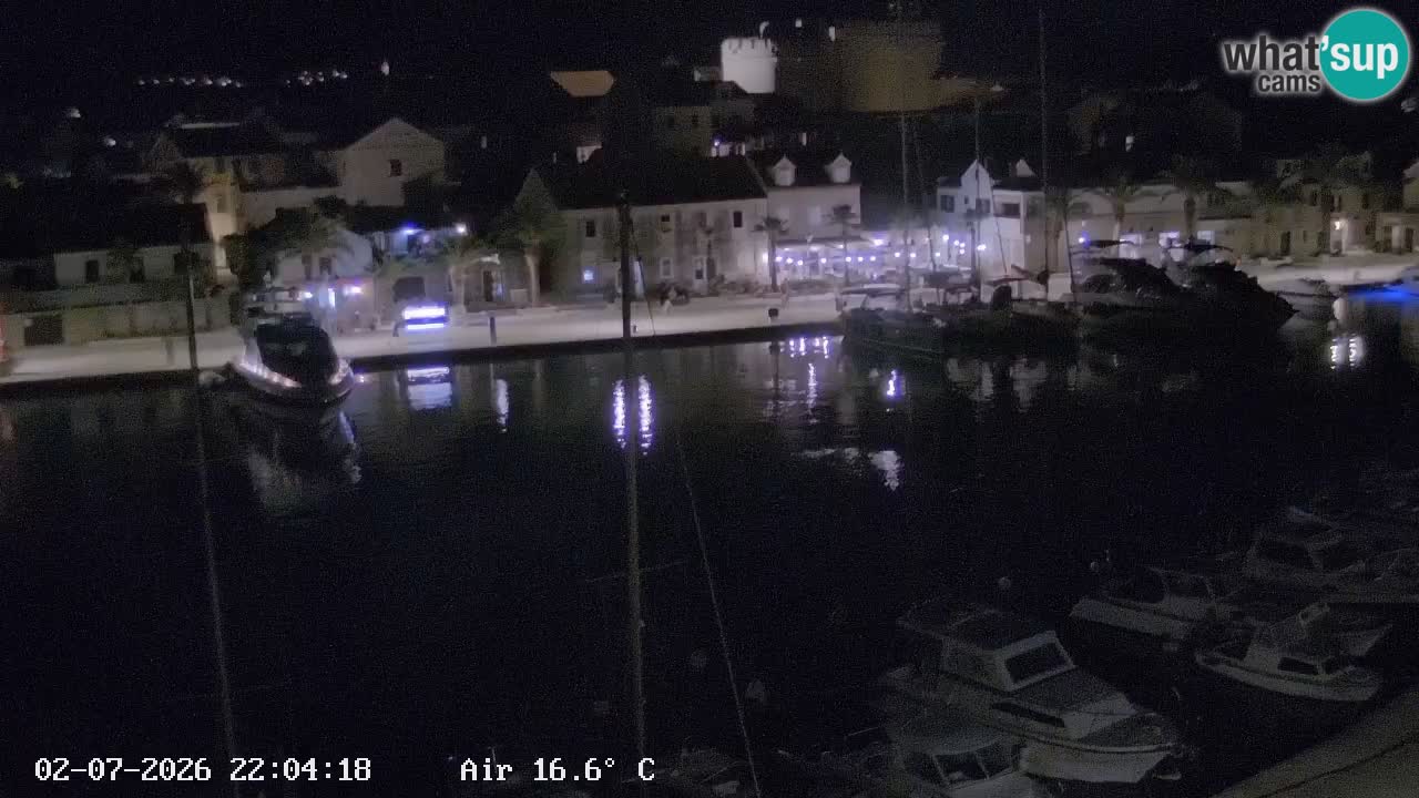 Webcam Vrboska marina | Hvar Insel | Dalmatien