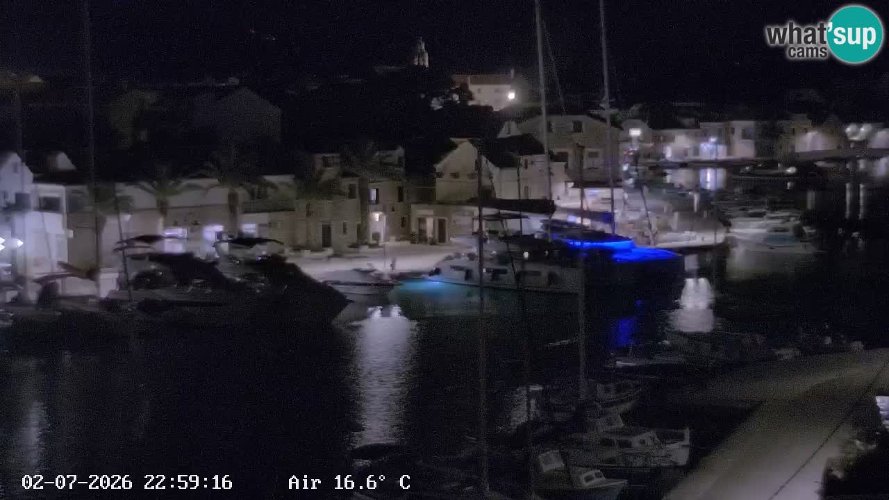 Livecam Vrboska marina | Hvar island | Dalmatia