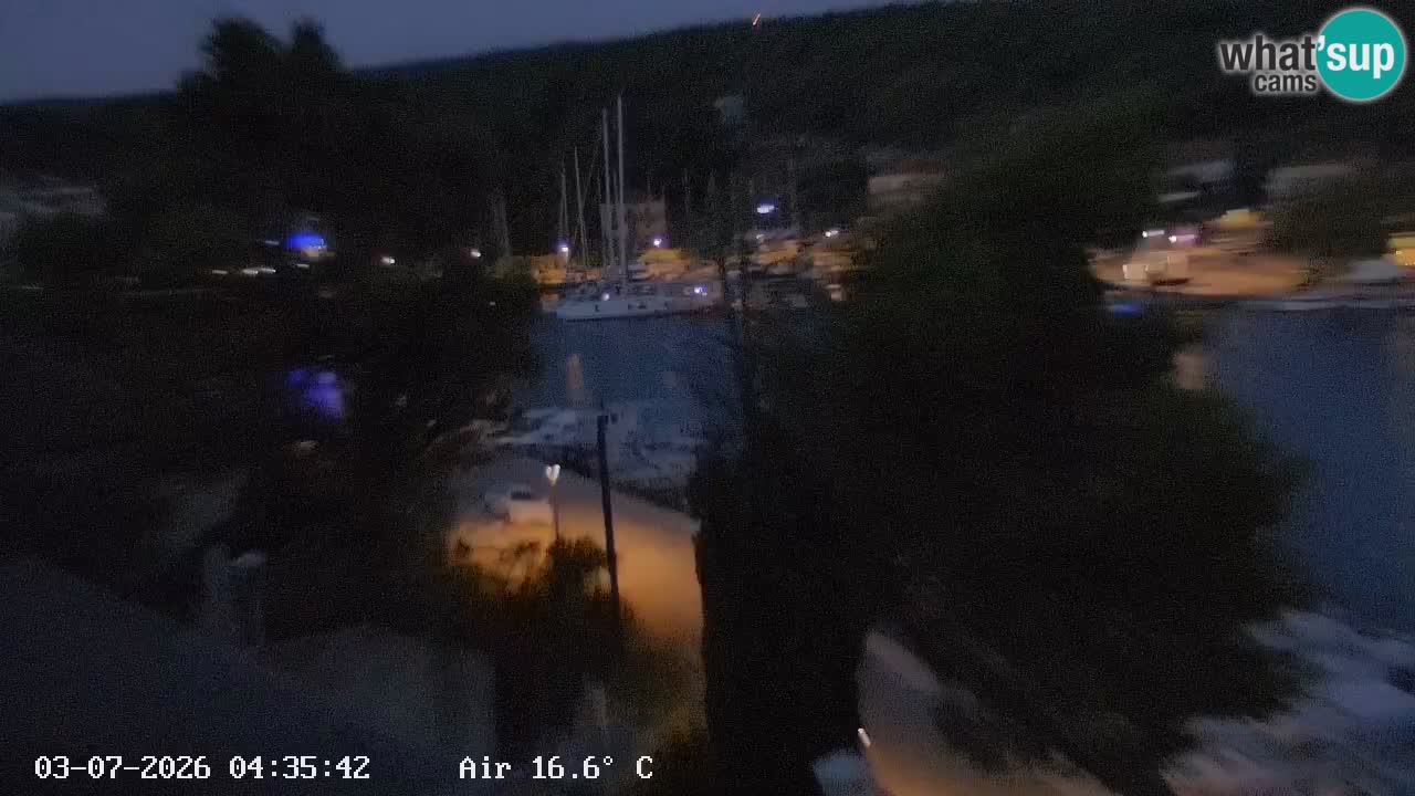 Livecam Hvar Vrboska marina | Île de Hvar | Dalmatia