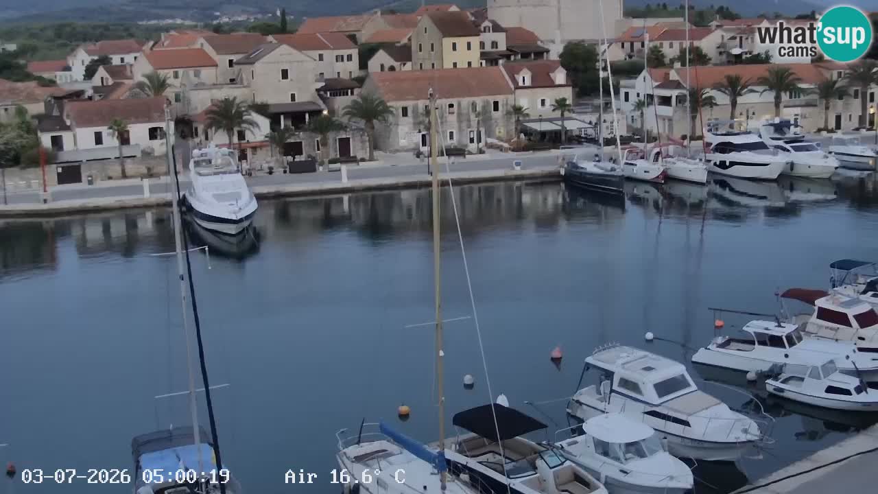 Livecam Vrboska marina | Hvar island | Dalmatia