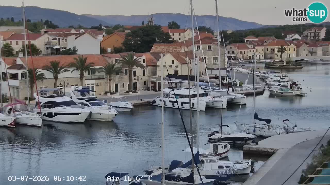 Livecam Hvar Vrboska marina | Île de Hvar | Dalmatia