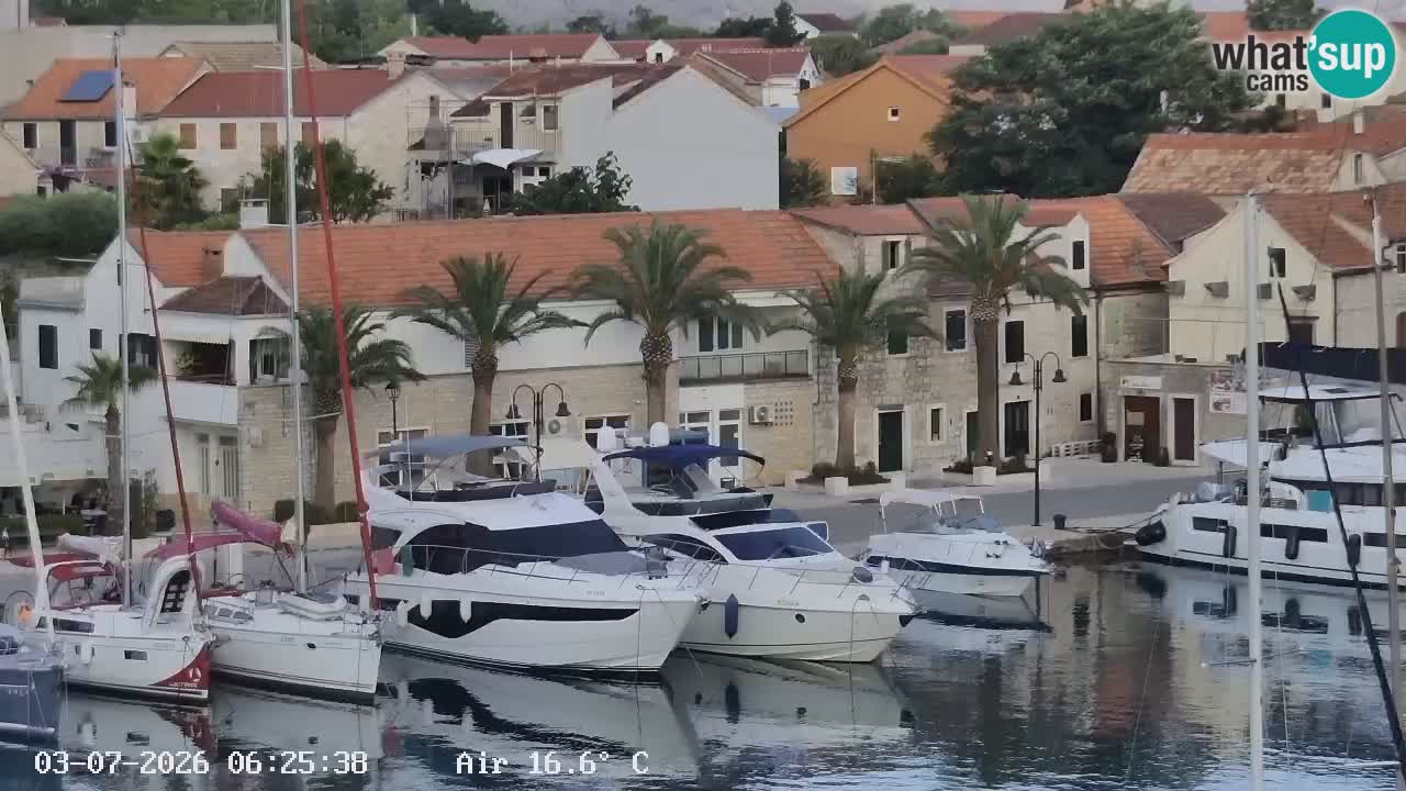 Livecam Vrboska marina | Hvar island | Dalmatia