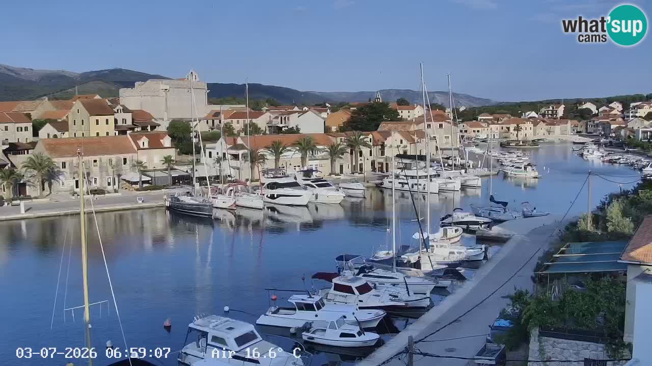 Livecam Vrboska marina | Hvar island | Dalmatia
