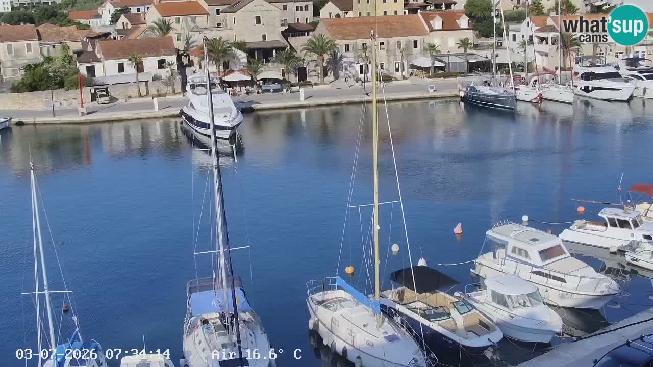Livecam Hvar Vrboska marina | Île de Hvar | Dalmatia