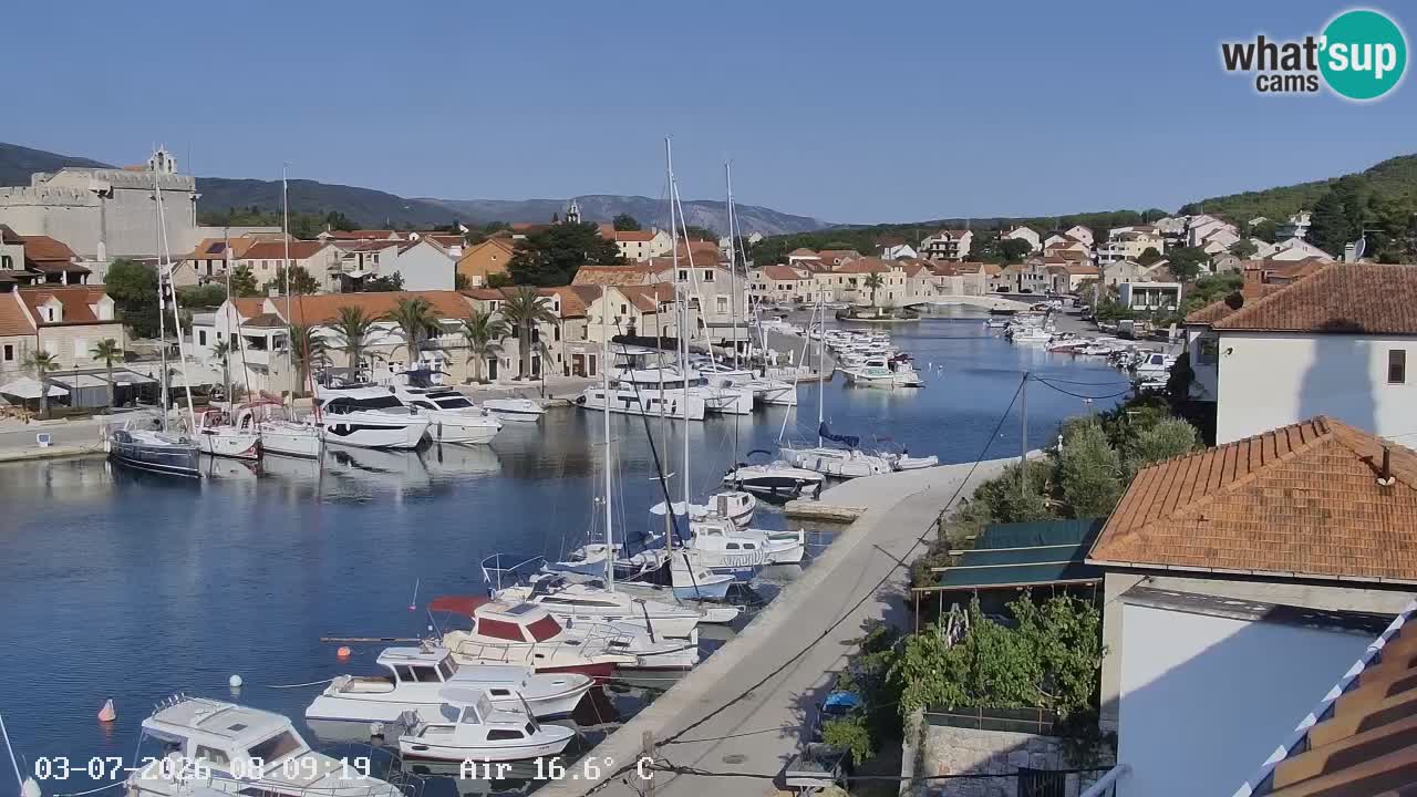 Livecam Vrboska marina | Hvar island | Dalmatia