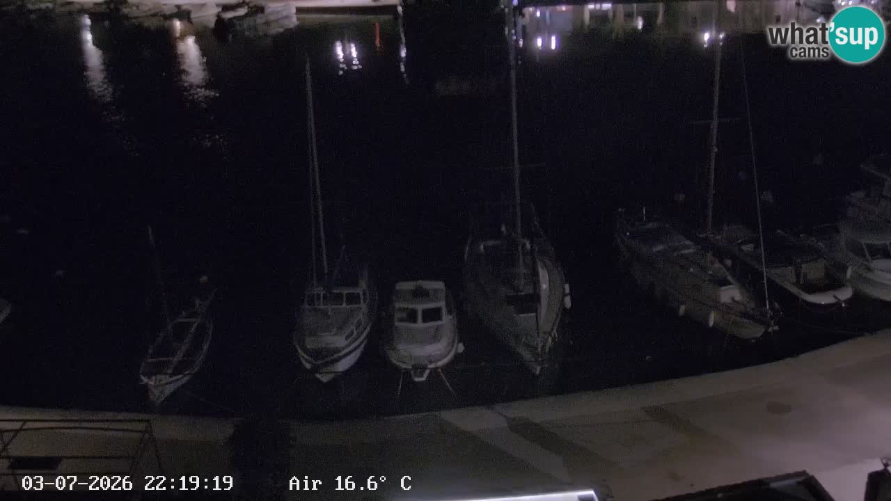 Webcam Hvar Vrboska marina | Dalmazia