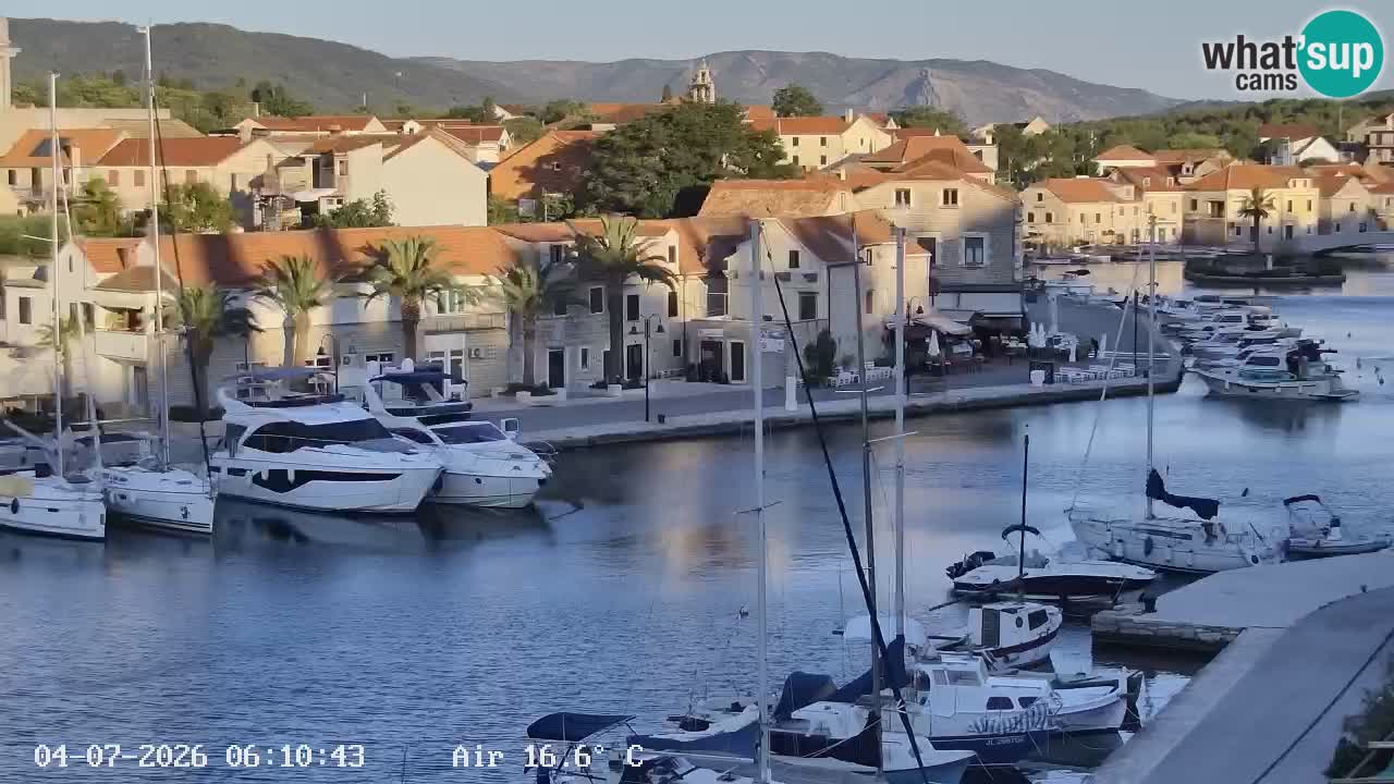 Livecam Vrboska marina | Hvar island | Dalmatia