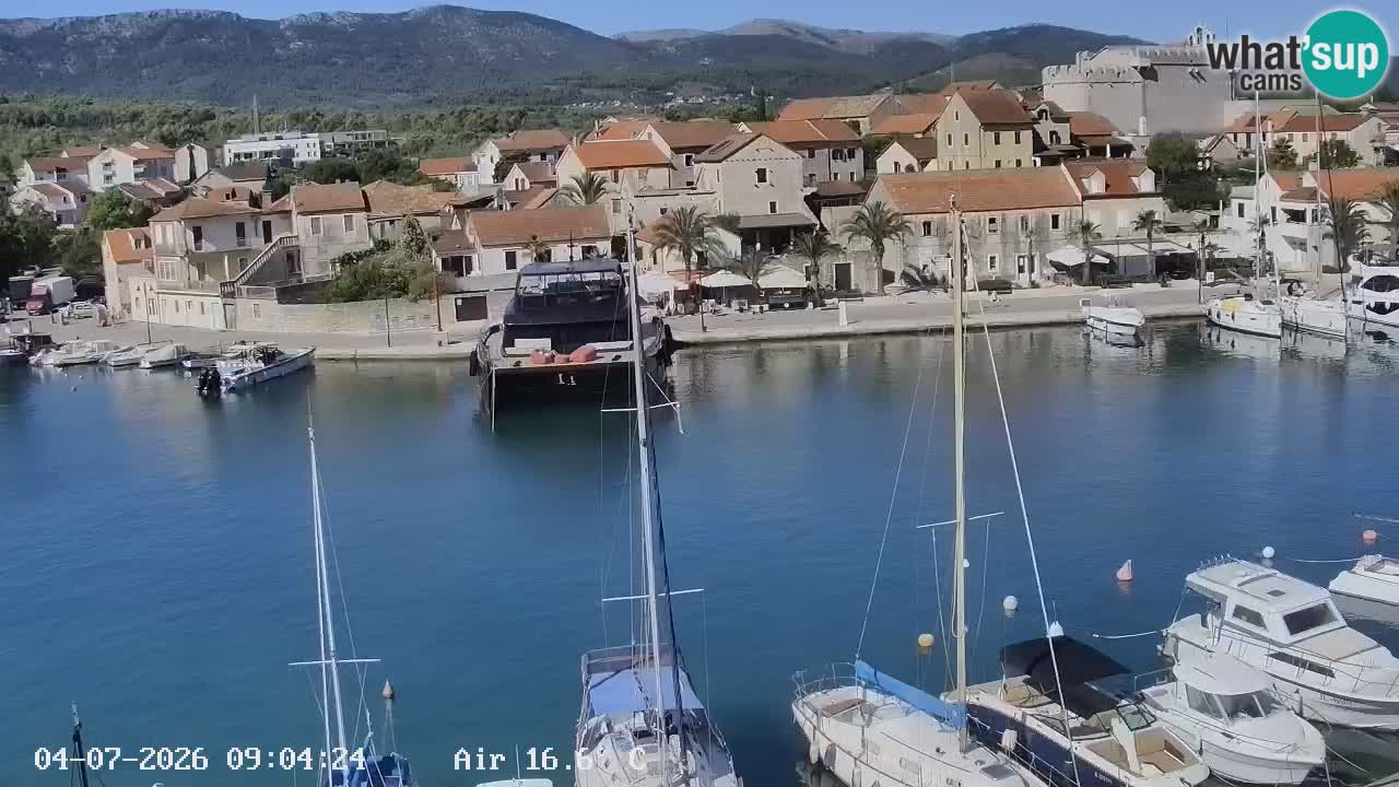 Webcam Hvar Vrboska marina | Dalmazia