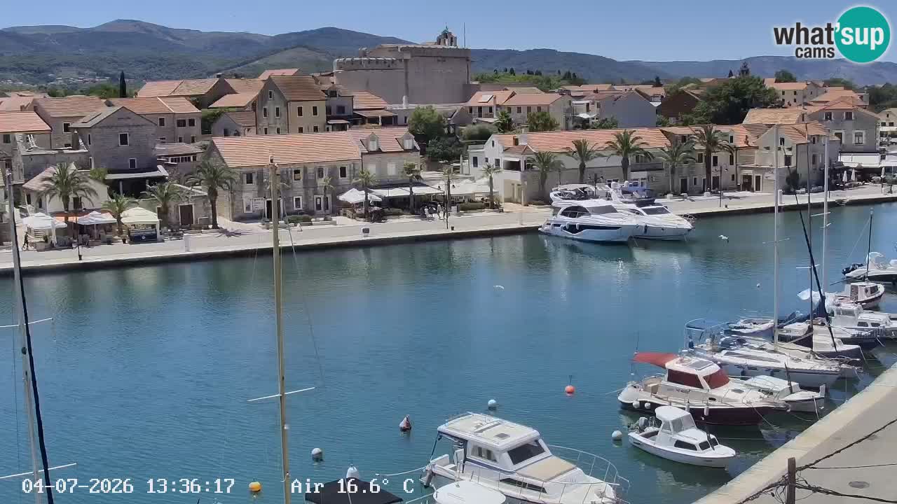Webcam Vrboska marina | Hvar Insel | Dalmatien