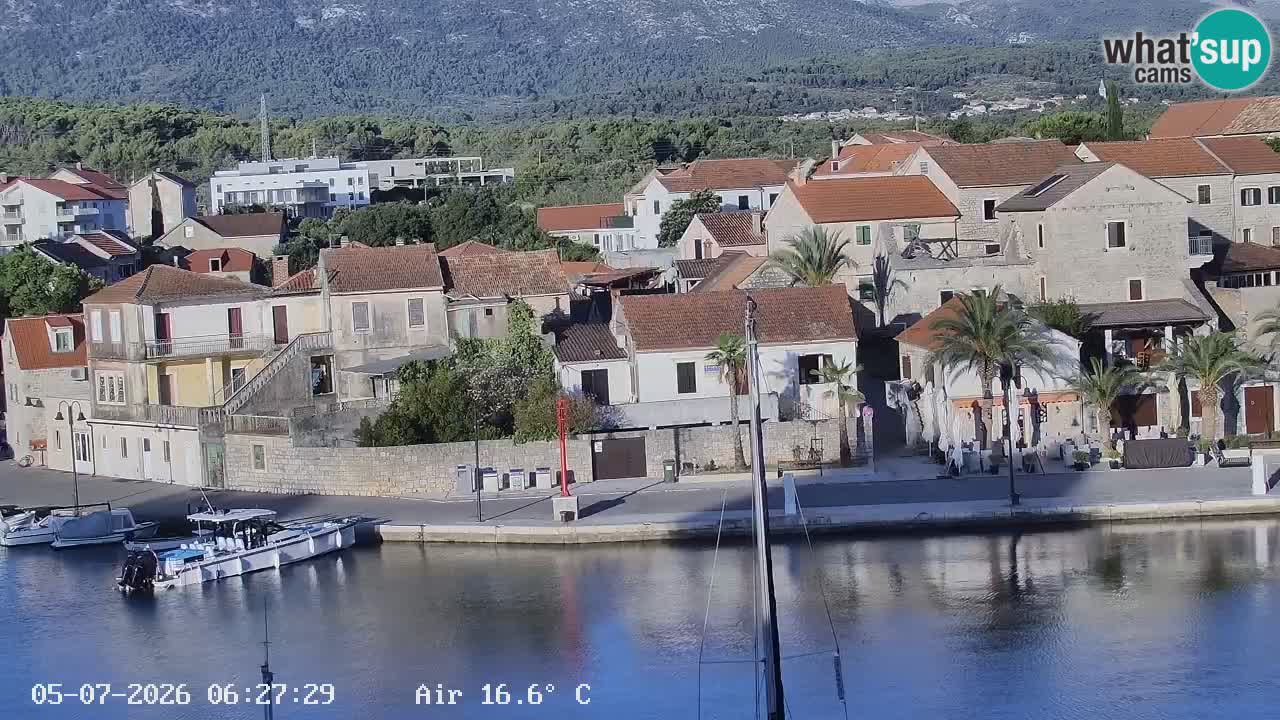 Livecam Vrboska marina | Hvar island | Dalmatia