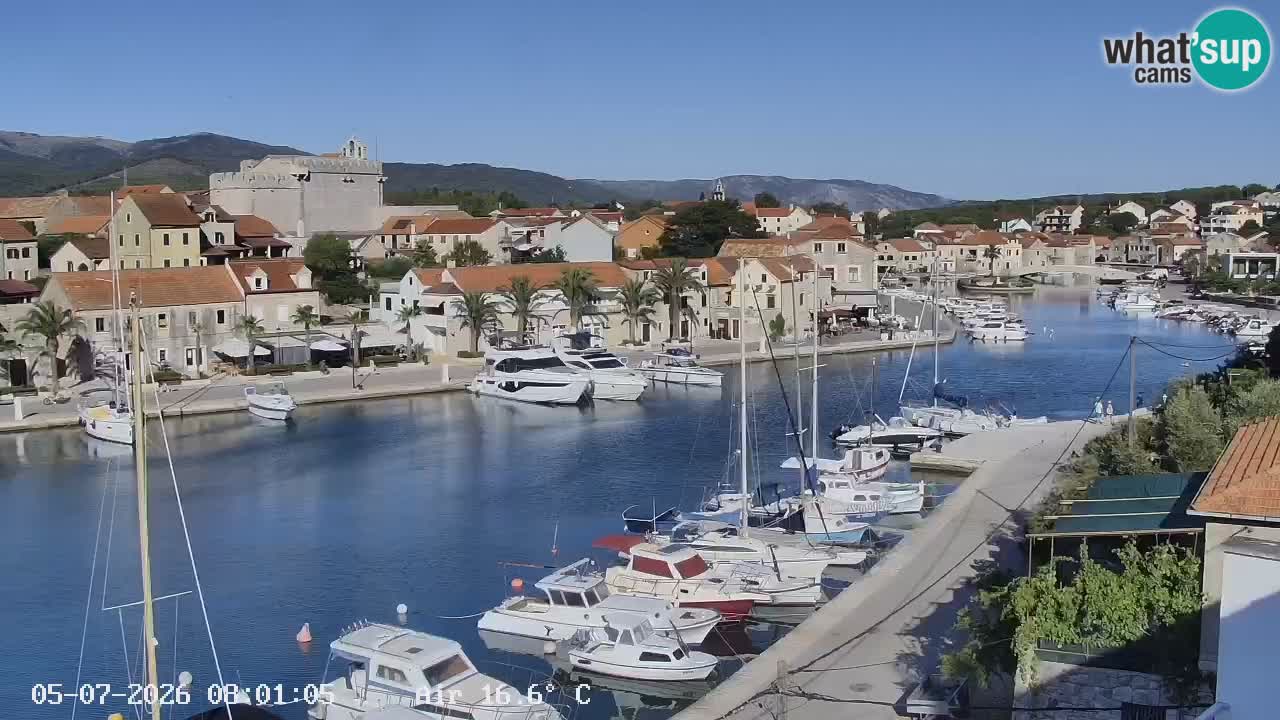 Livecam Vrboska marina | Hvar island | Dalmatia
