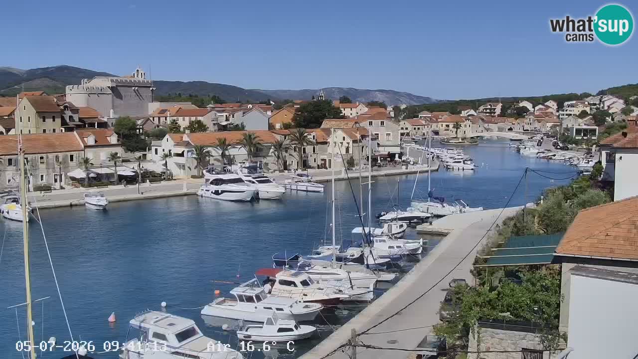 Webcam Hvar Vrboska marina | Dalmazia