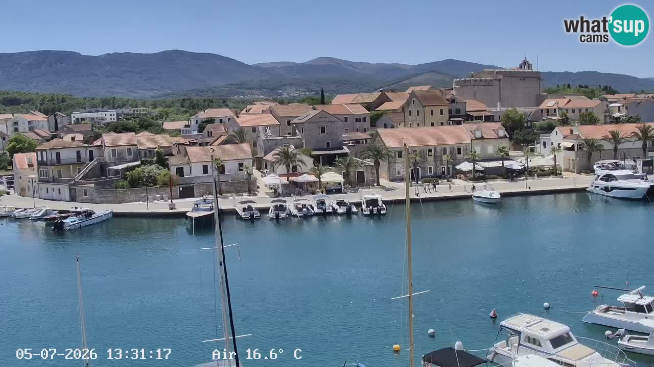 Webcam Vrboska marina | Hvar Insel | Dalmatien