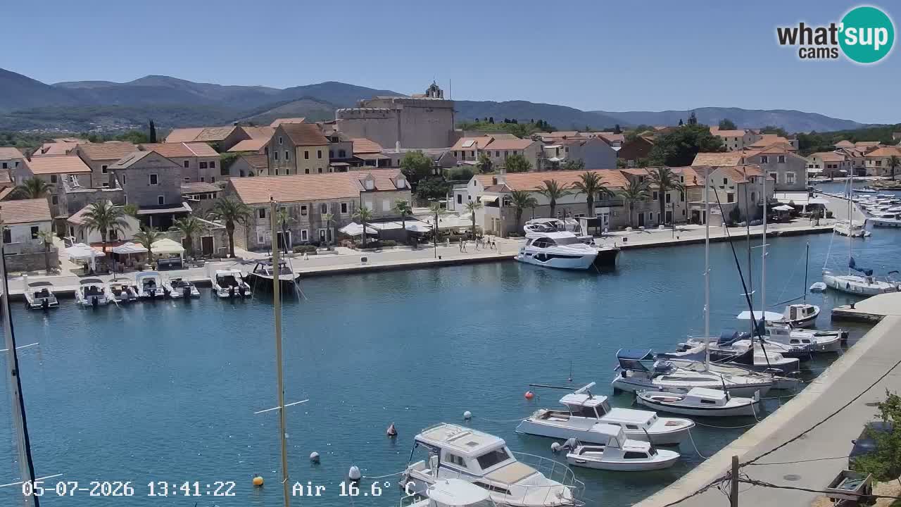 Livecam Vrboska marina | Hvar island | Dalmatia