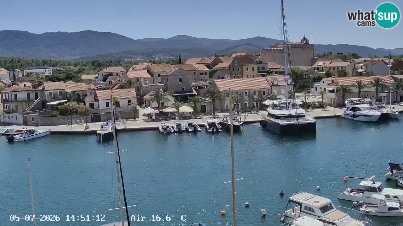 Webcam Vrboska marina | Hvar Insel | Dalmatien