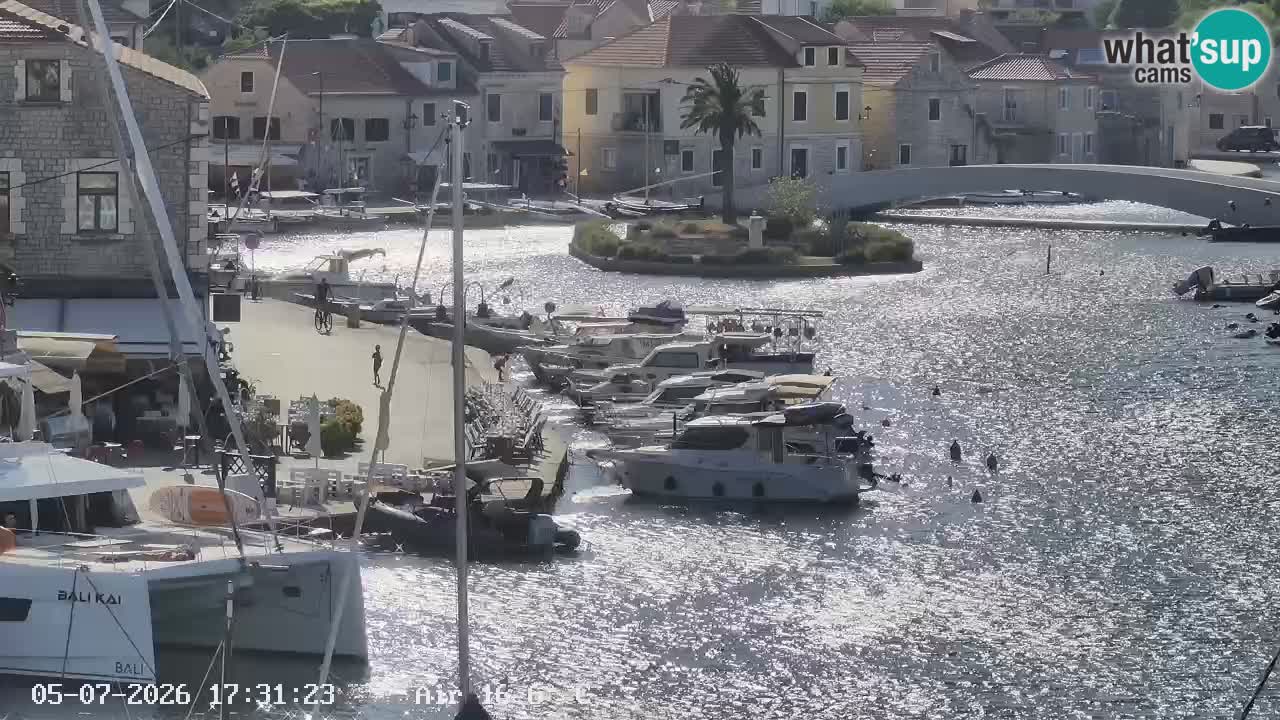 Web kamera Hvar Vrboska marina | otok Hvar | Dalmacija