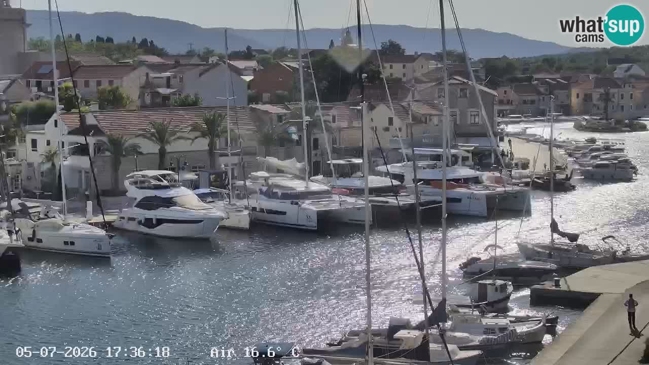 Livecam Hvar Vrboska marina | Île de Hvar | Dalmatia