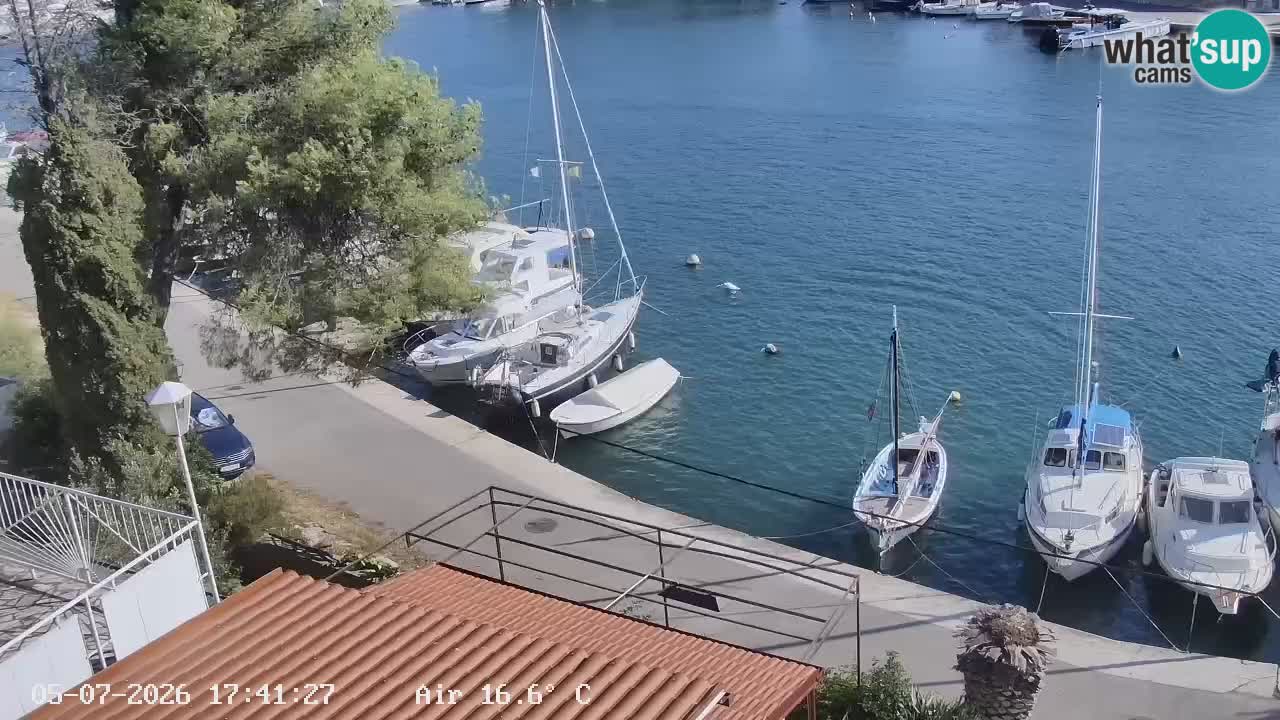 Webcam Vrboska marina | Hvar Insel | Dalmatien
