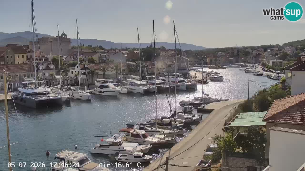 Webcam Vrboska marina | Hvar Insel | Dalmatien