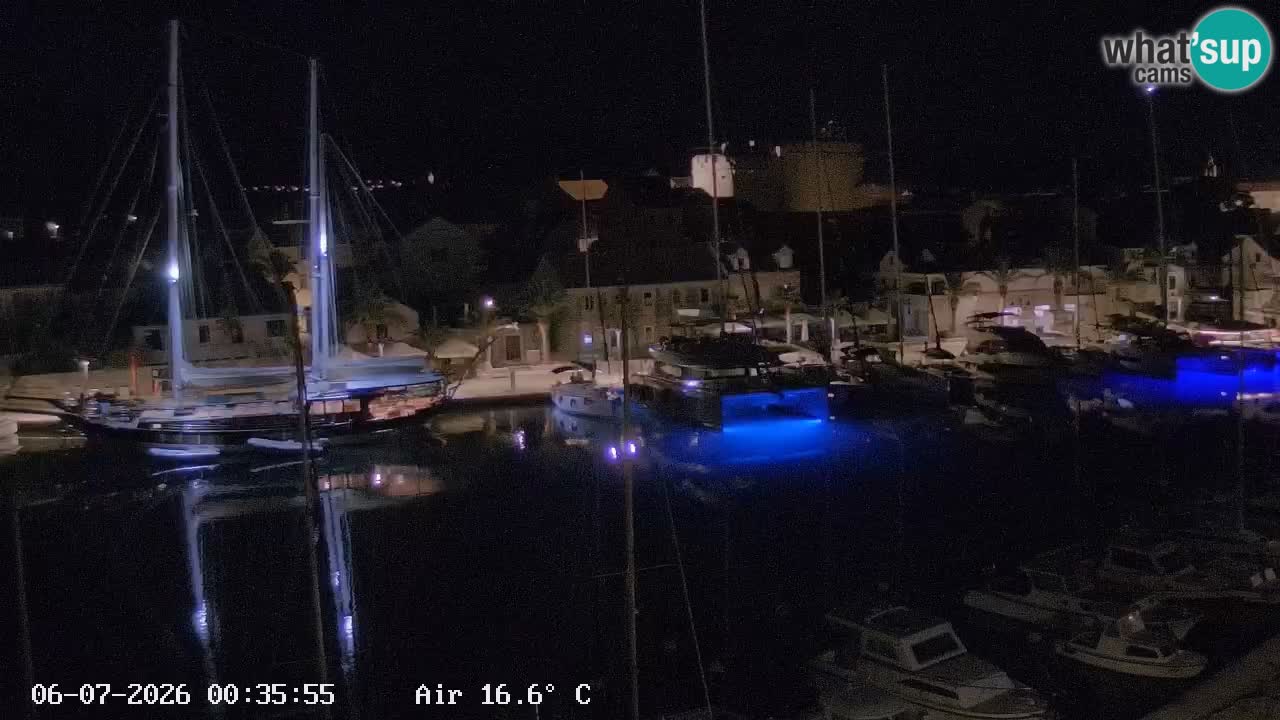 Webcam Vrboska marina | Hvar Insel | Dalmatien