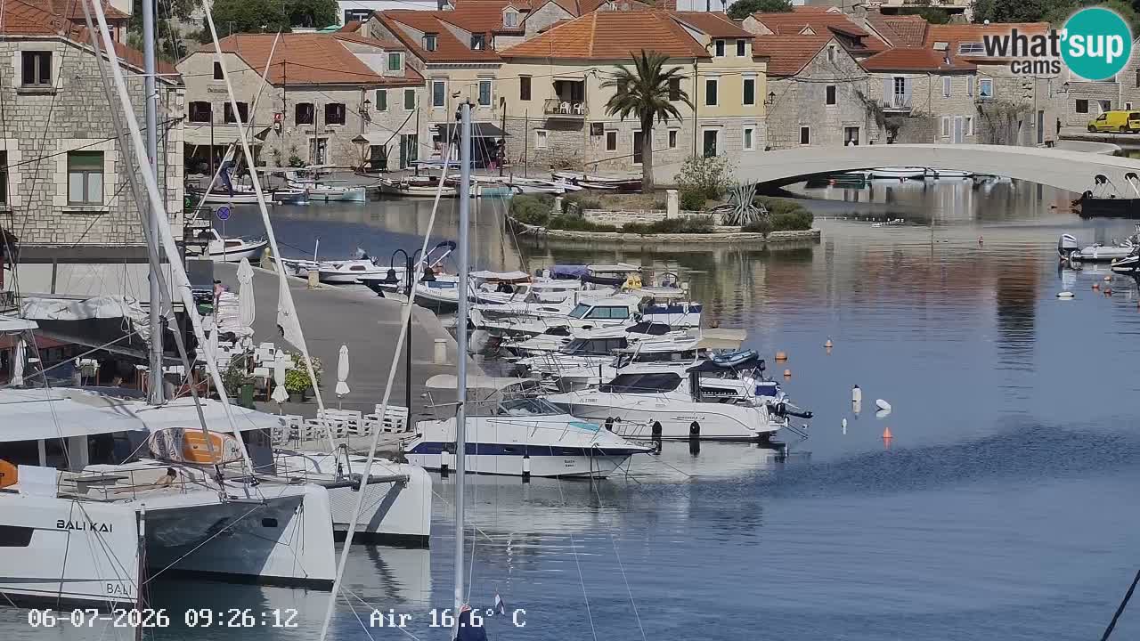 Livecam Vrboska marina | Hvar island | Dalmatia