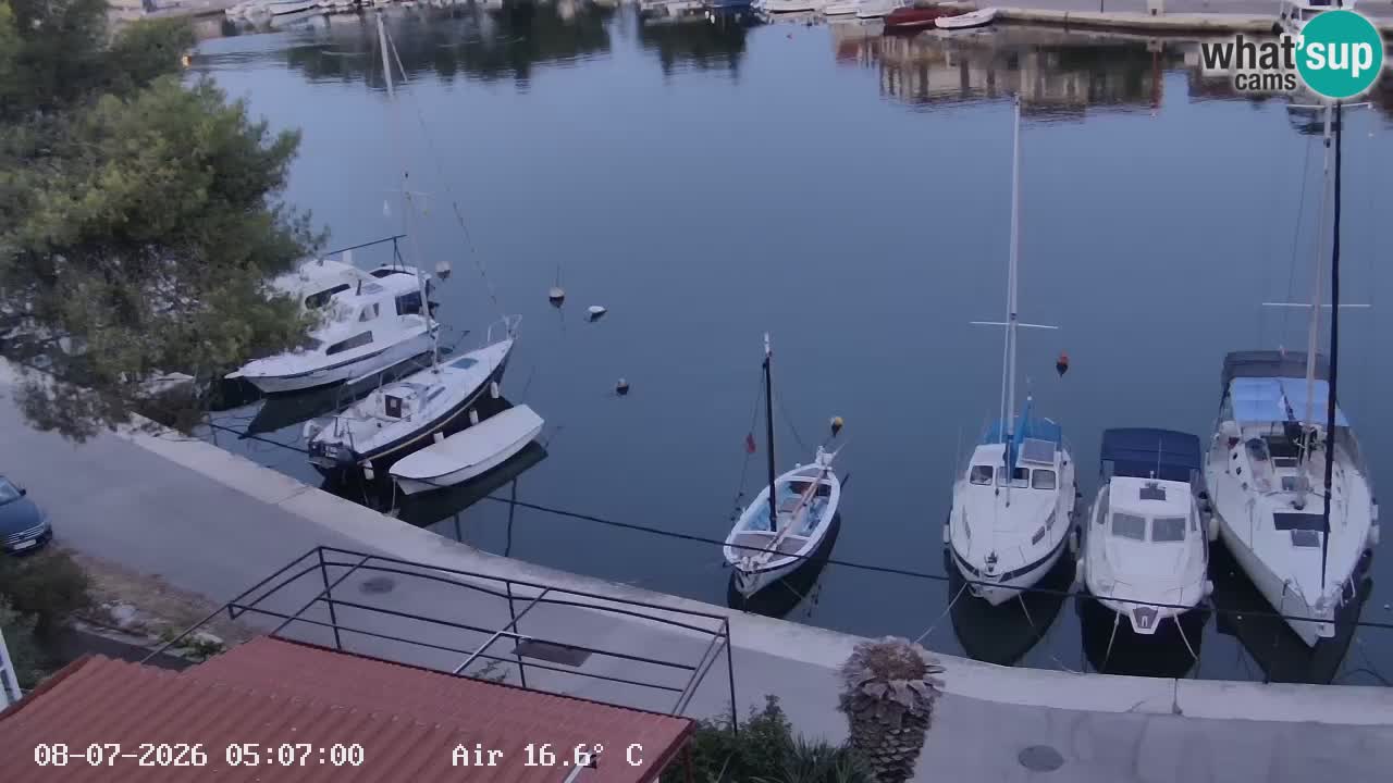 Webcam Vrboska marina | Hvar Insel | Dalmatien
