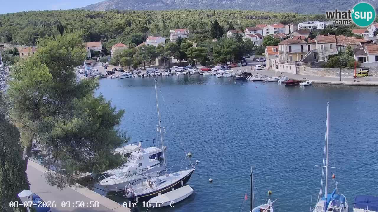 Webcam Hvar Vrboska marina | Dalmazia