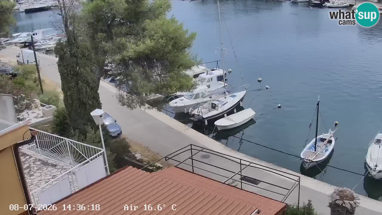 Livecam Vrboska marina | Hvar island | Dalmatia