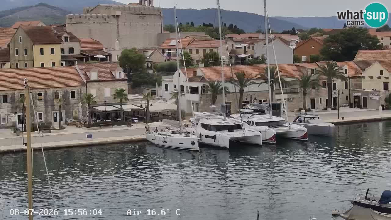 Livecam Vrboska marina | Hvar island | Dalmatia