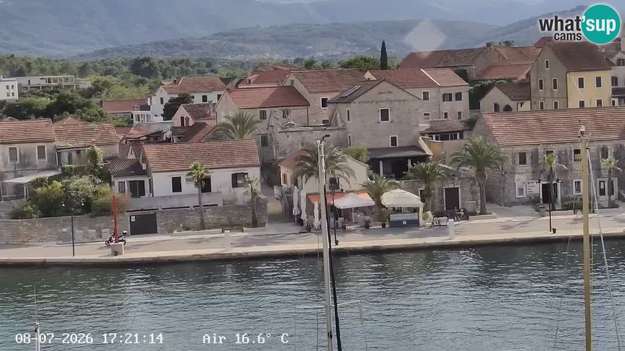 Webcam Hvar Vrboska marina | Dalmazia