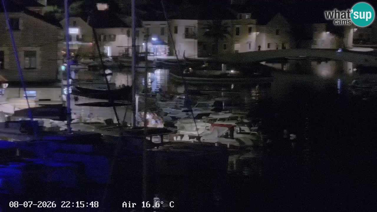 Webcam Vrboska marina | Hvar Insel | Dalmatien