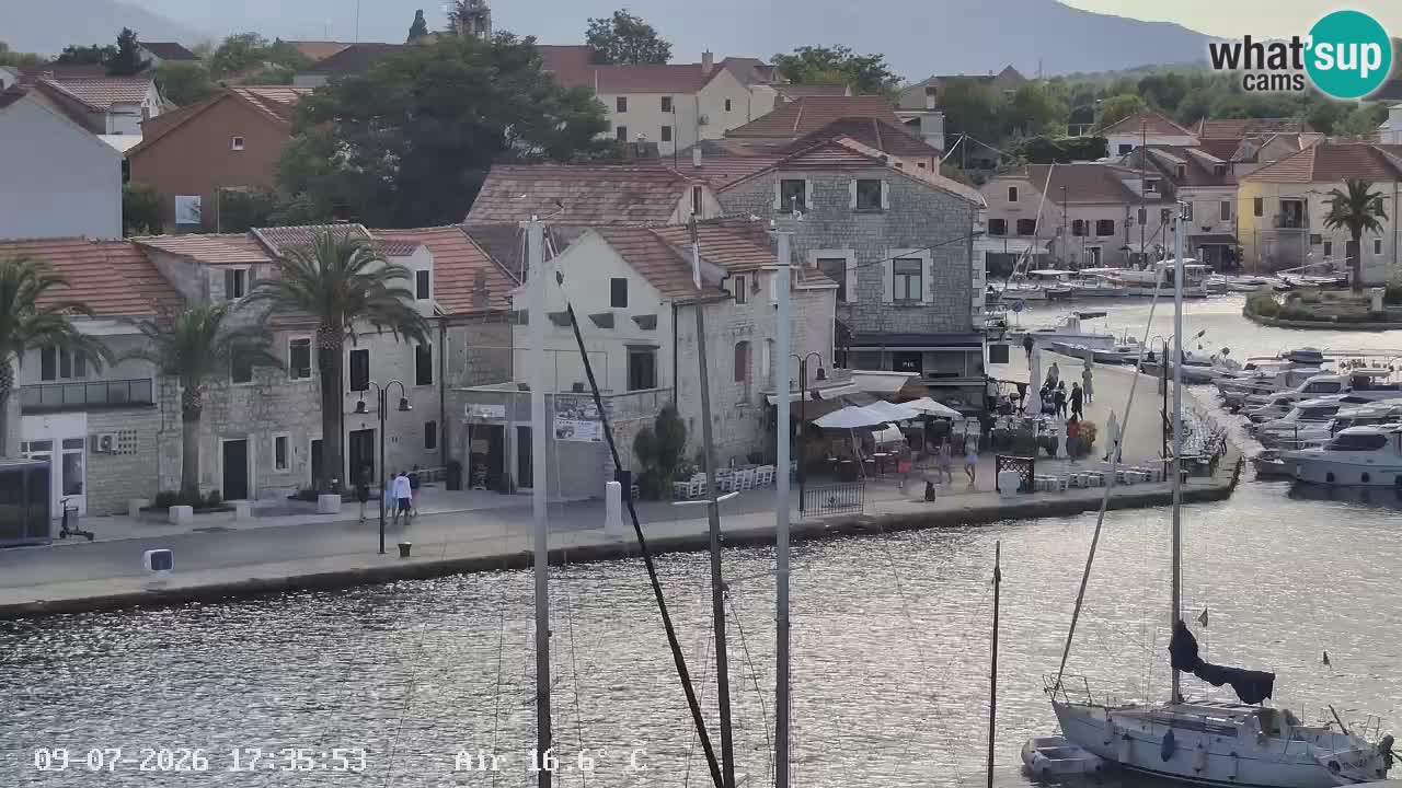 Webcam Vrboska marina | Hvar Insel | Dalmatien