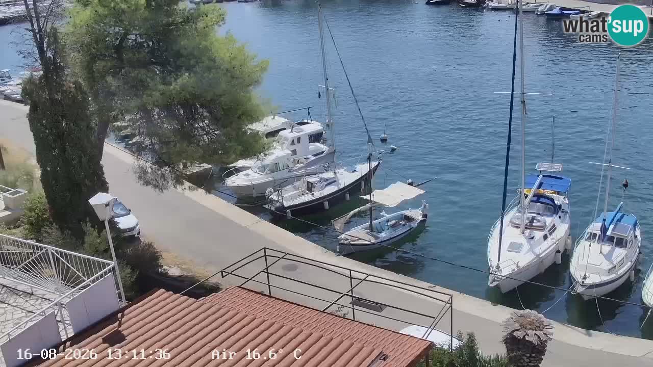 Livecam Vrboska marina | Hvar island | Dalmatia