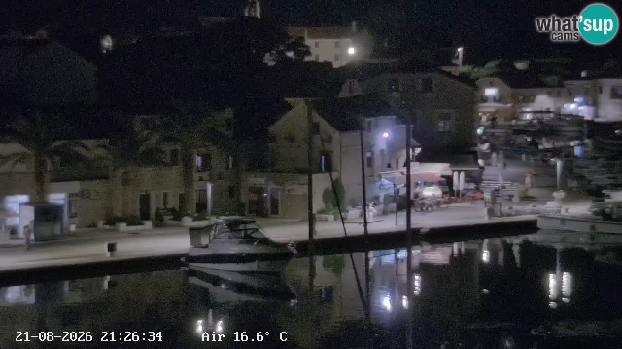 Webcam Hvar Vrboska marina | Dalmazia