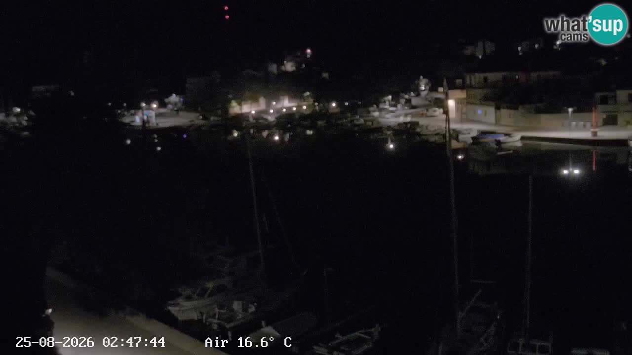 Livecam Hvar Vrboska marina | Île de Hvar | Dalmatia