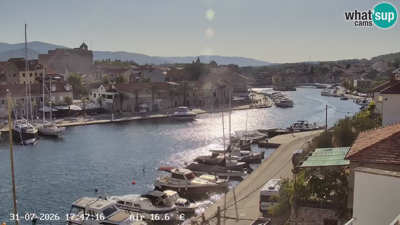 Webcam Vrboska marina | Hvar Insel | Dalmatien