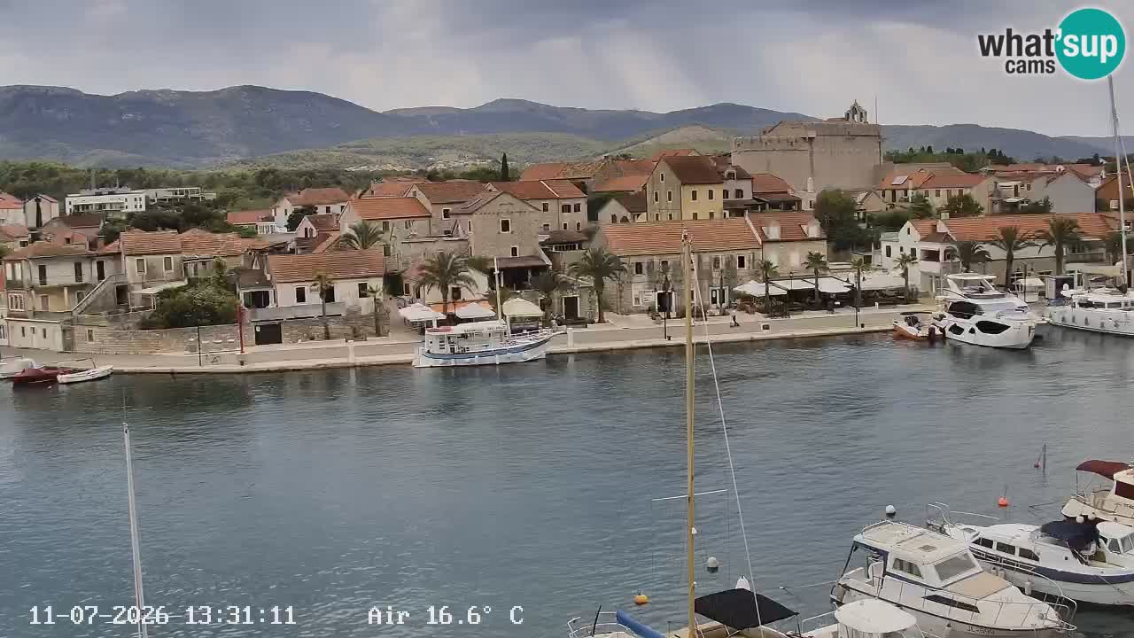 Livecam Vrboska marina | Hvar island | Dalmatia