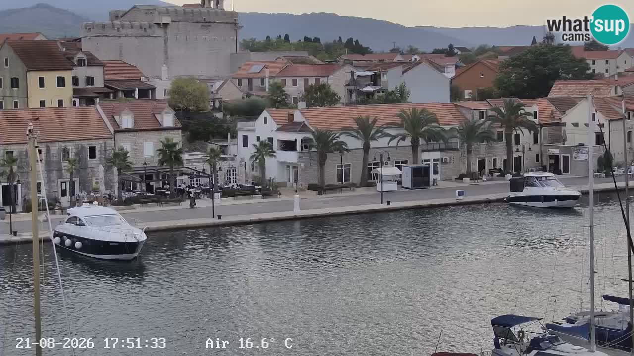 Livecam Vrboska marina | Hvar island | Dalmatia