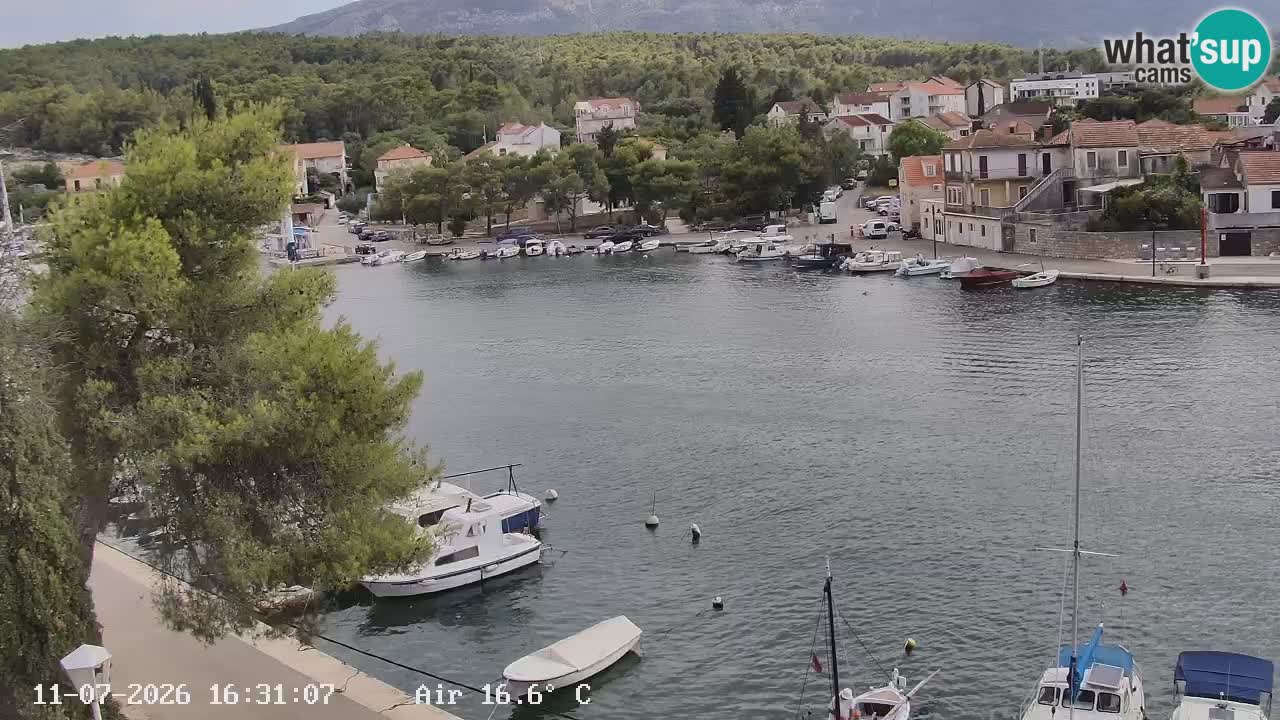 Webcam Vrboska marina | Hvar Insel | Dalmatien