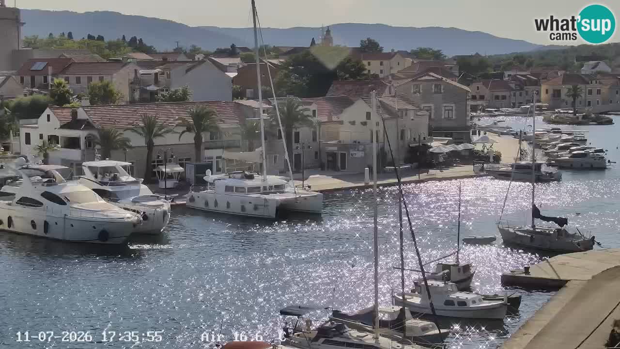 Webcam Vrboska marina | Hvar Insel | Dalmatien
