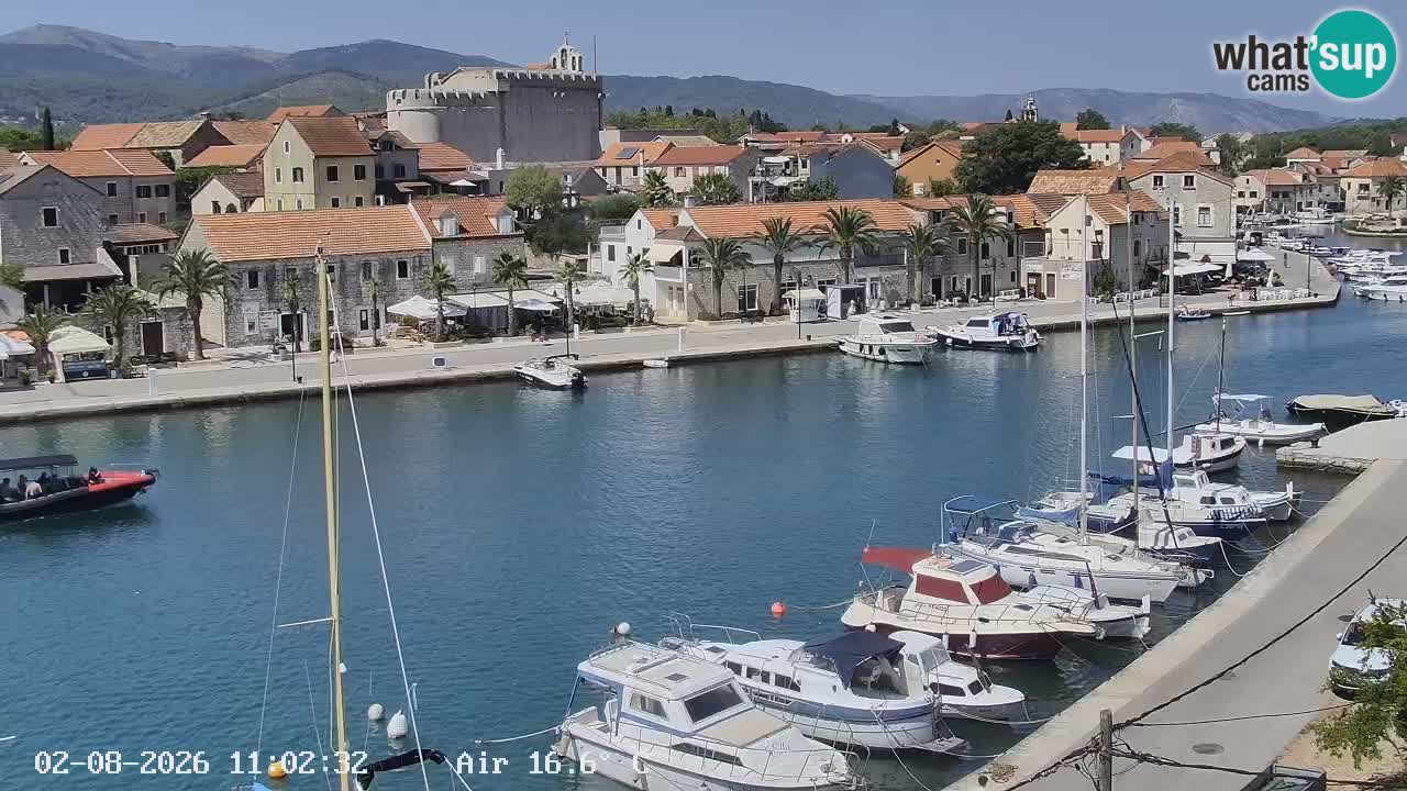 Livecam Hvar Vrboska marina | Île de Hvar | Dalmatia