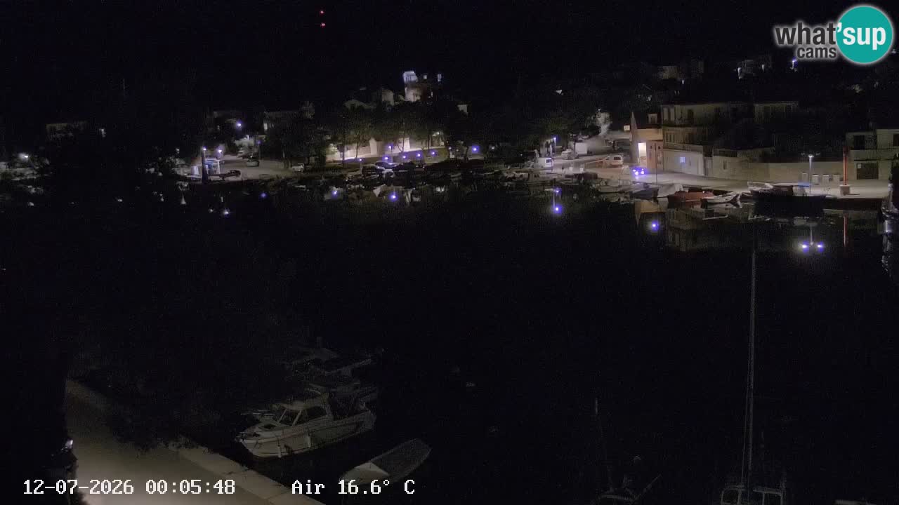 Livecam Hvar Vrboska marina | Île de Hvar | Dalmatia